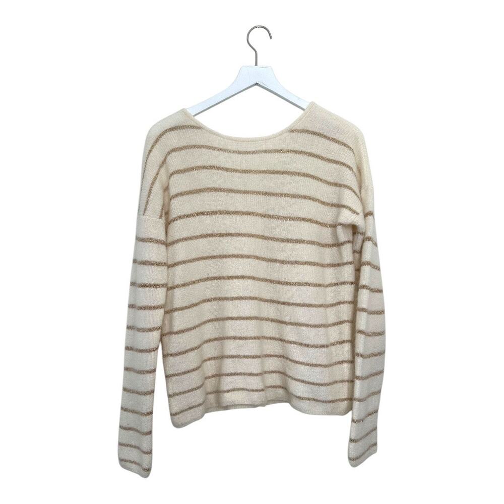 Sezane Gaspard Striped Cardigan Size Large - Picture 5 of 8